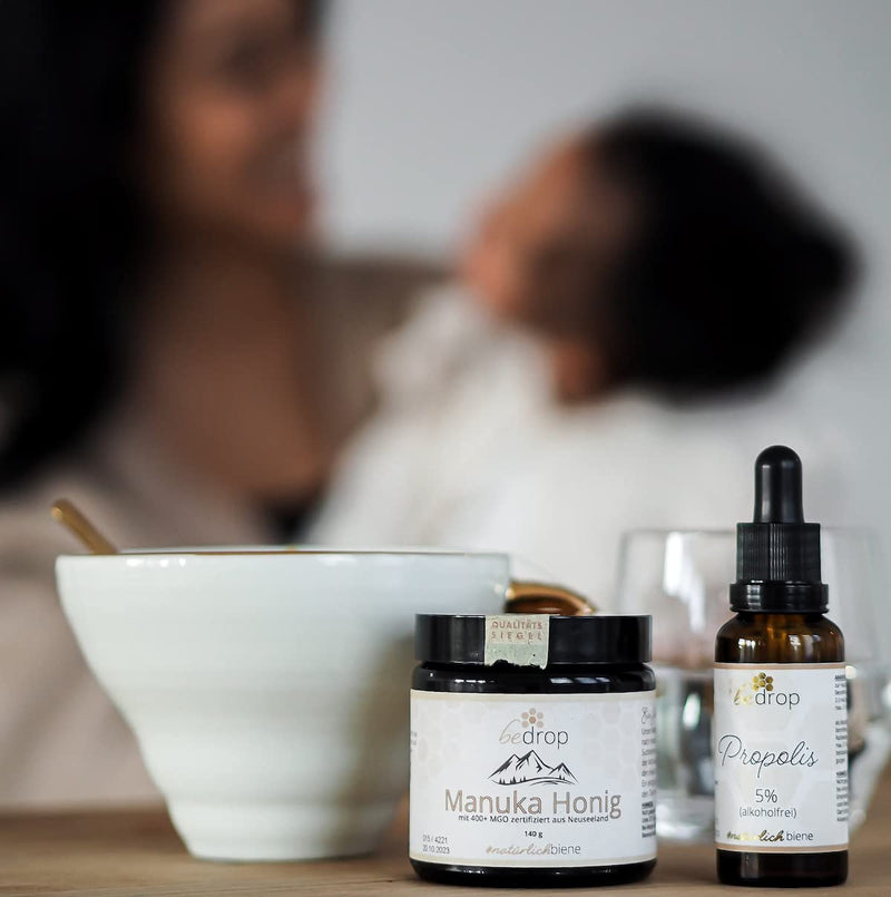 bedrop | The children's set - Manuka honey MGO 400+ & propolis tincture 10% (without alcohol/alcohol-free) - NewNest Australia