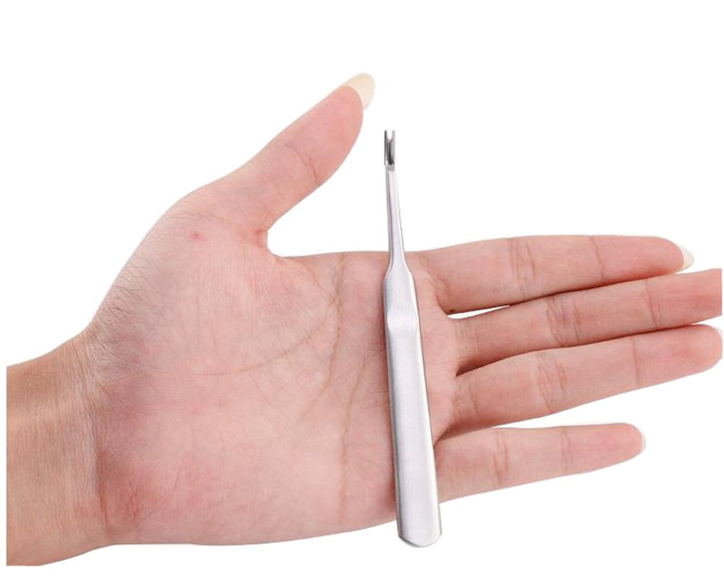 Professional Stainless Steel Cuticle Pusher Trimmer Hangnails Nails Cleaner Scissors Remover Nipper Clipper/Nail Art Manicure Tool for Adult - NewNest Australia