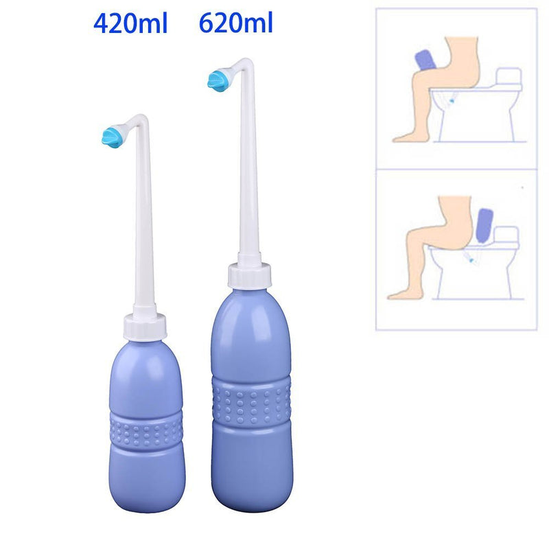 Portable Bidet Sprayer and Travel Bidet with Hand Held Bidet Bottle for Personal Cleansing Use Extended Nozzle - Personal Hygiene Care Toilet Bidet Shower/Bathroom Bidet Spray -21.8oz(620ml) 1pack 620ml Purple - NewNest Australia