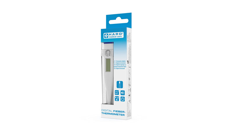 Haro medical care fever thermometer, digital display, quick readings, oral, armpit thermometer fever thermometer body thermometer baby children adults - NewNest Australia