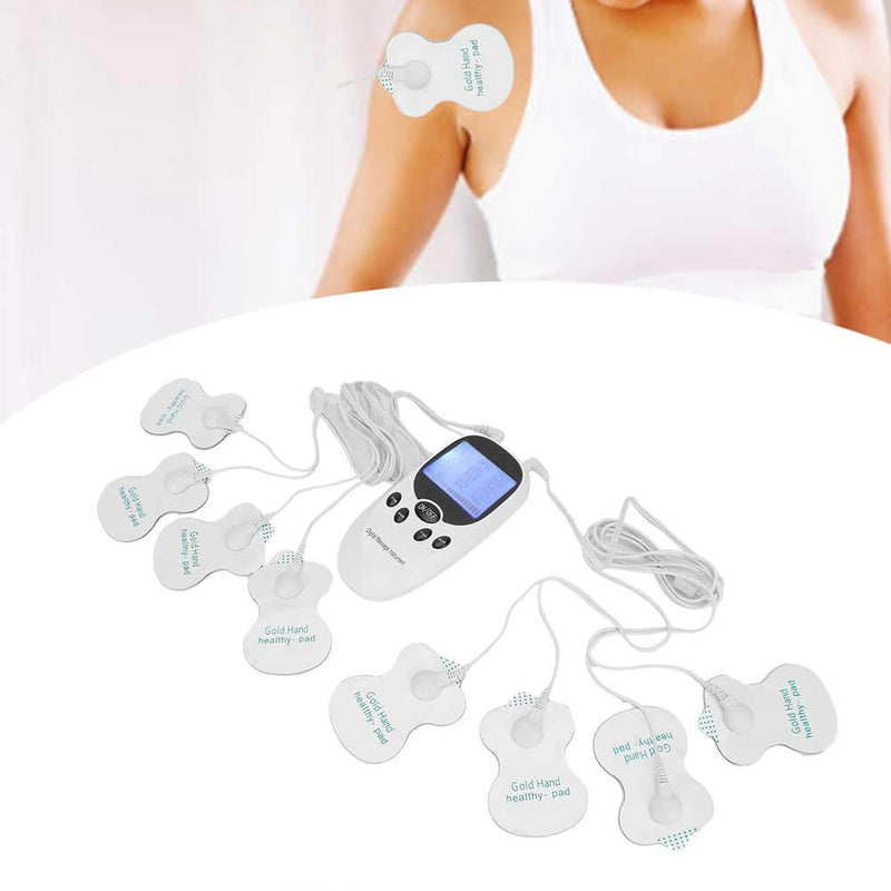 GAESHOW TENS Machine for Pain Relief Unit Muscle Stimulator, Dual Channel Digital Electronic Output Massager Muscle Stimulator Pain Relief Massage Instrument Durable with 6 Massage Modes and 8 Pads - NewNest Australia