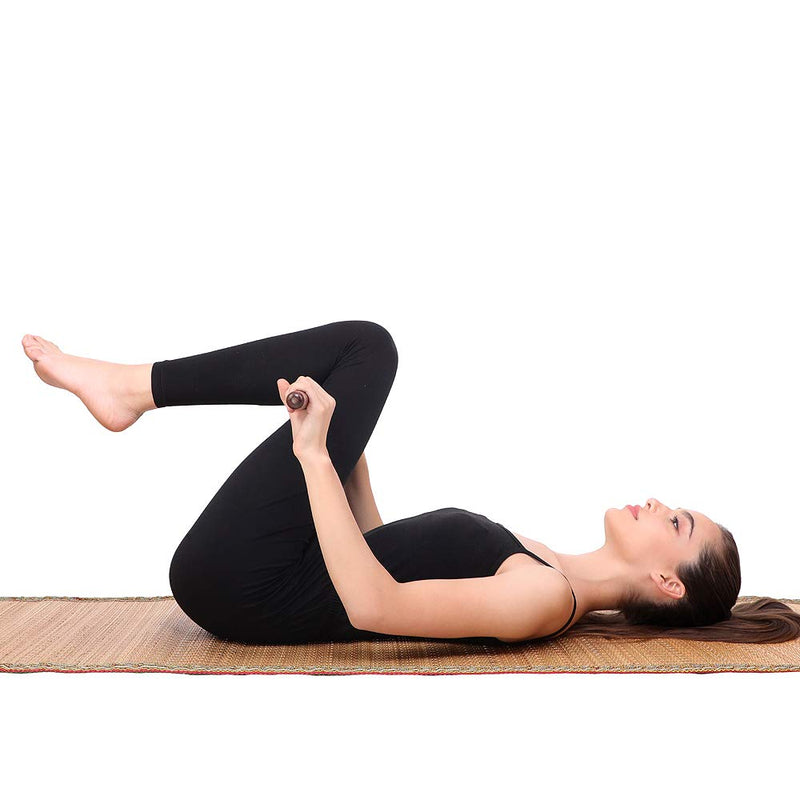 StretchNHeal Multipurpose Wooden Pranayama Stick – Lung Opener for fuller Breathing - Posture Corrector and Flexibility Enhancer - Detachable Robust Yoga Pole - NewNest Australia