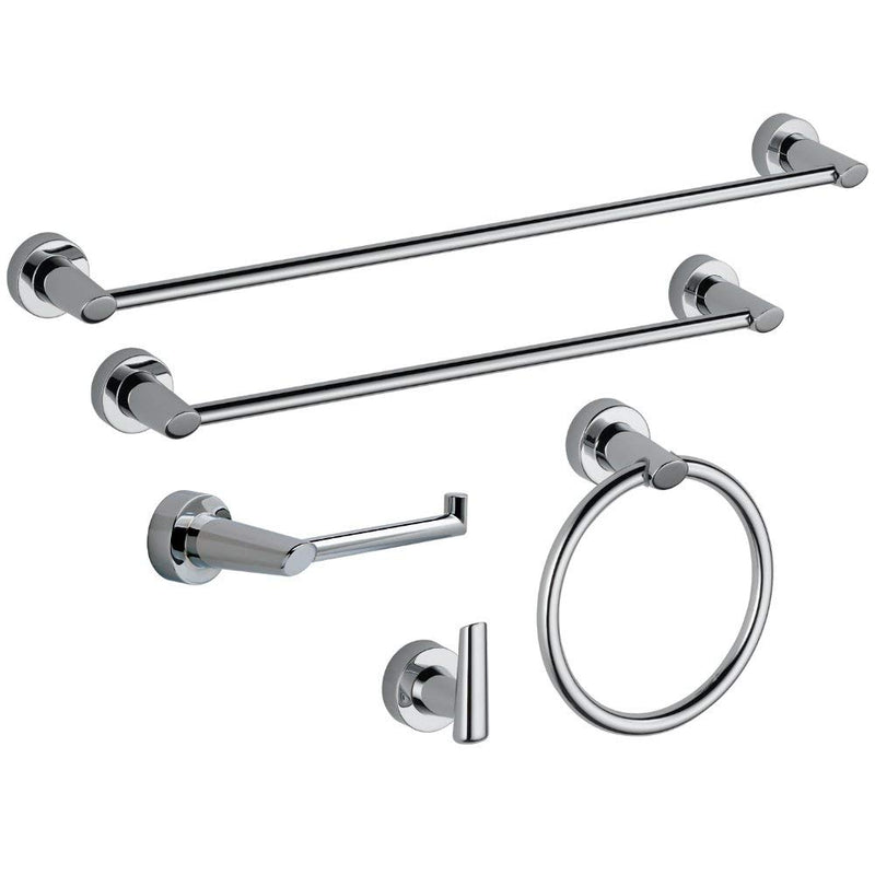 Delta Faucet 77150 Compel Toilet Paper Holder, 3.75 x 8.03 x 3.75 inches, Polished Chrome - NewNest Australia