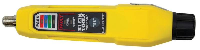 Klein Tools VDV512-100 Cable Tester, Coax Explorer 2 VDV Tester, Push Button Operation For Wire Tracing, Testing and Mapping Coaxial Cable Coax Explorer 2 Tester - NewNest Australia