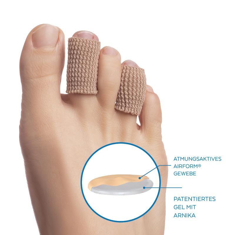 PODERM - TOE PROTECTION CHICKEN EYE/CALLUS GEL ARNICA PATENTED - Instantly relieves pain - Prevents calluses from forming - 100% natural active ingredients - Proven effectiveness - Swiss Lab size S - NewNest Australia