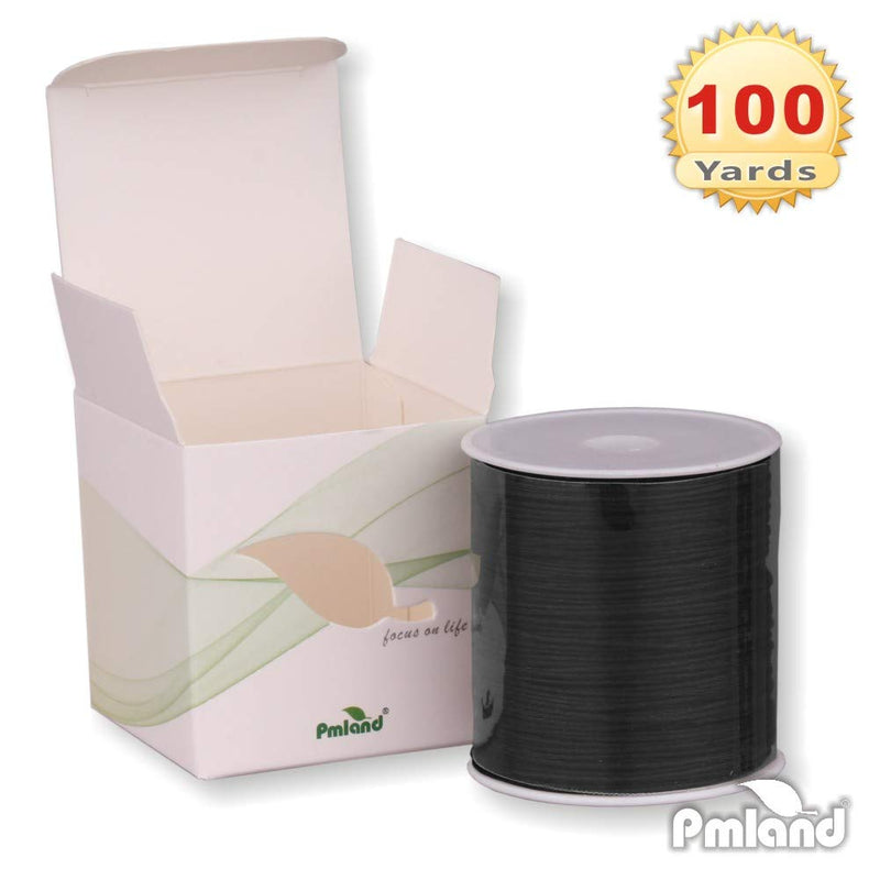 PMLAND 1 X Roll of 100 Yards Lift Shade Cord 0.9 mm - Black 0.9 Millimeters - NewNest Australia