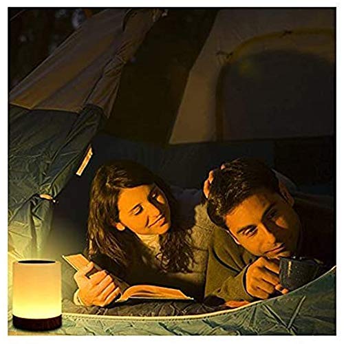 ROYFACC Night Light Touch Sensor Lamp Bedside Table Lamp for Kids Bedroom Rechargeable Dimmable Warm White Light + RGB Color Changing - NewNest Australia
