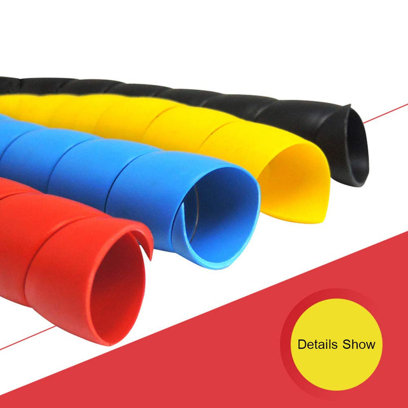 Dog and Cat Cord Protector 32.8ft Wire Protector Sleeve Covers for Cord Protects Your Pets from Chewing Through Insulated Cables 5 PCS/Pack 32.8ft in Total 10mm Width by FUNZON - NewNest Australia