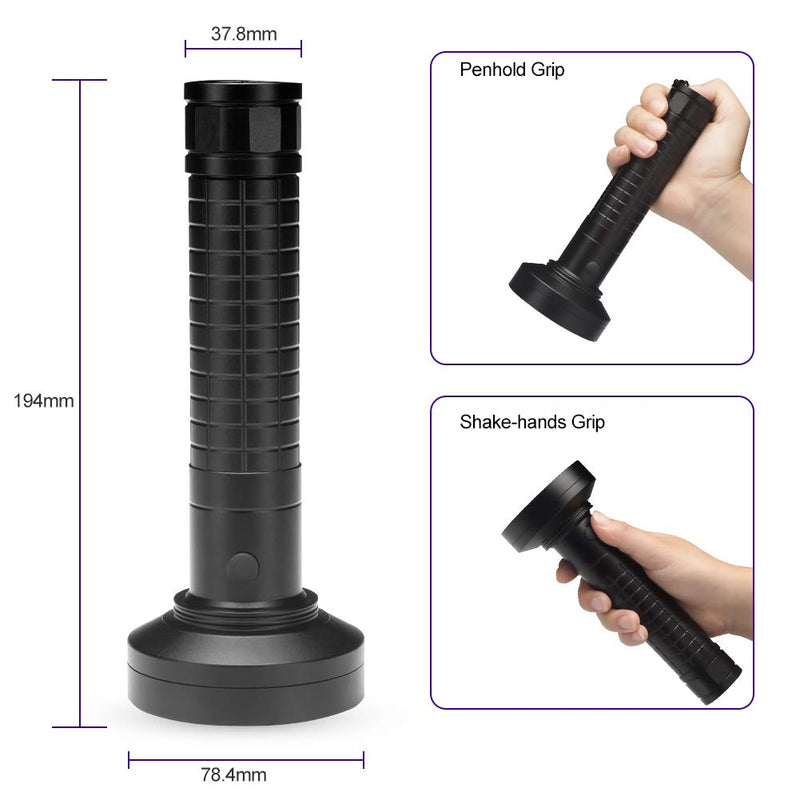 Escolite UV Flashlight Black Light, 100 LED 395 nM Ultraviolet Flashlights UV blacklight Detector for Dog Urine, Pet Stains and Bed Bug, Matching with Pet Odor Eliminator - NewNest Australia