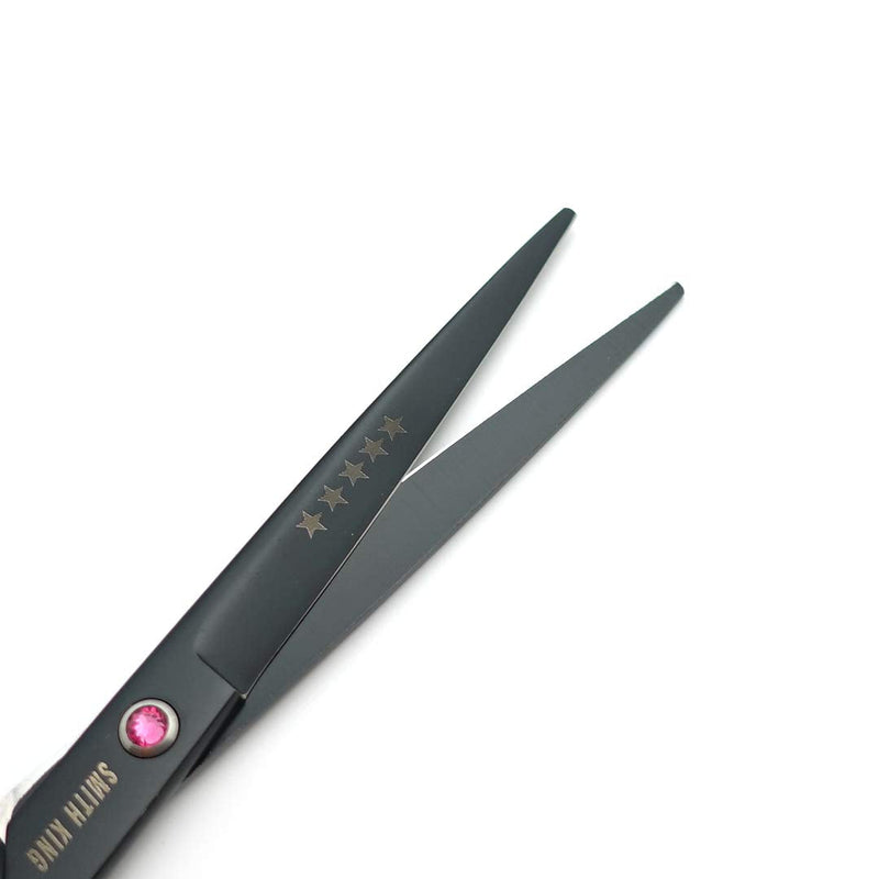 7.0 inch hair scissors set hair cutting scissors & thinning scissors with razor combs in 1 set (black). - NewNest Australia