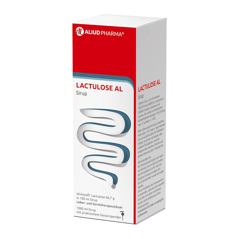 ALIUD PHARMA Lactulose AL Syrup, 1000 ml: Osmotic laxative for constipation 1 l (pack of 1) - NewNest Australia