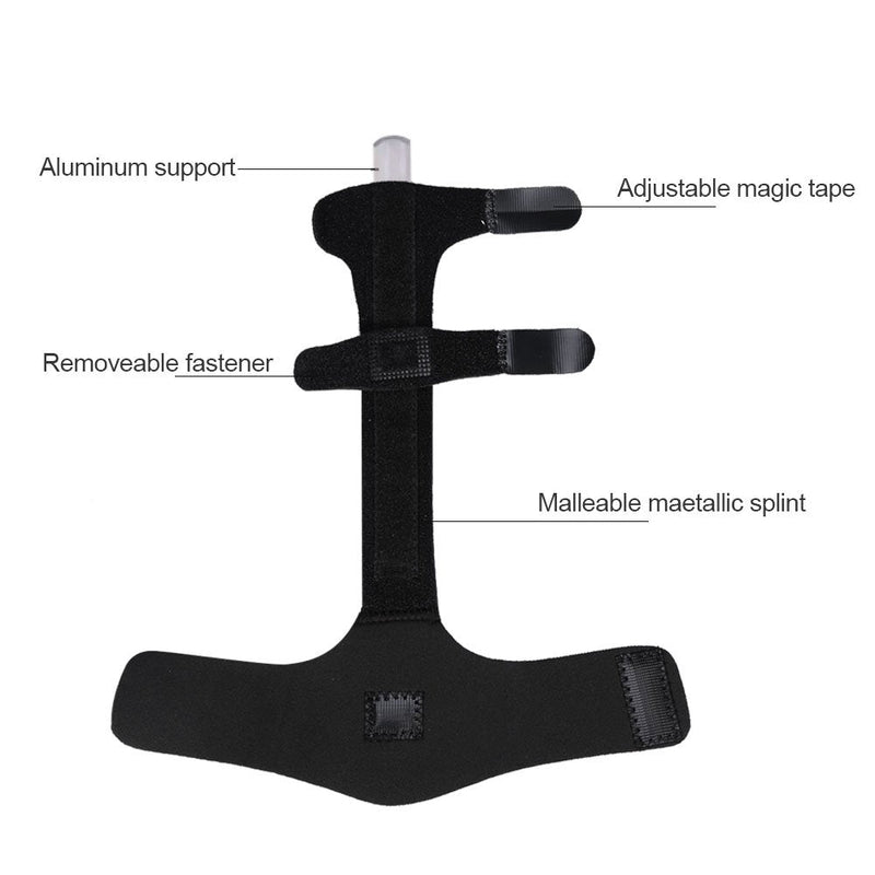 Adjustable Aluminium Trigger Finger Extension Finger Splint, Metaca Rpal Fracture Healing Mallet Finger Correction Support Bracket for Fractures, Postoperativ and Pain Relief - NewNest Australia