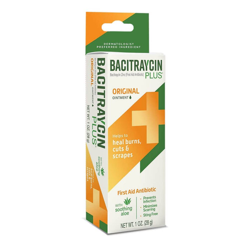 Bacitraycin Plus First Aid Antibiotic, Original, with Moisturizing Aloe, 1 oz. 1 Ounce (Pack of 1) - NewNest Australia