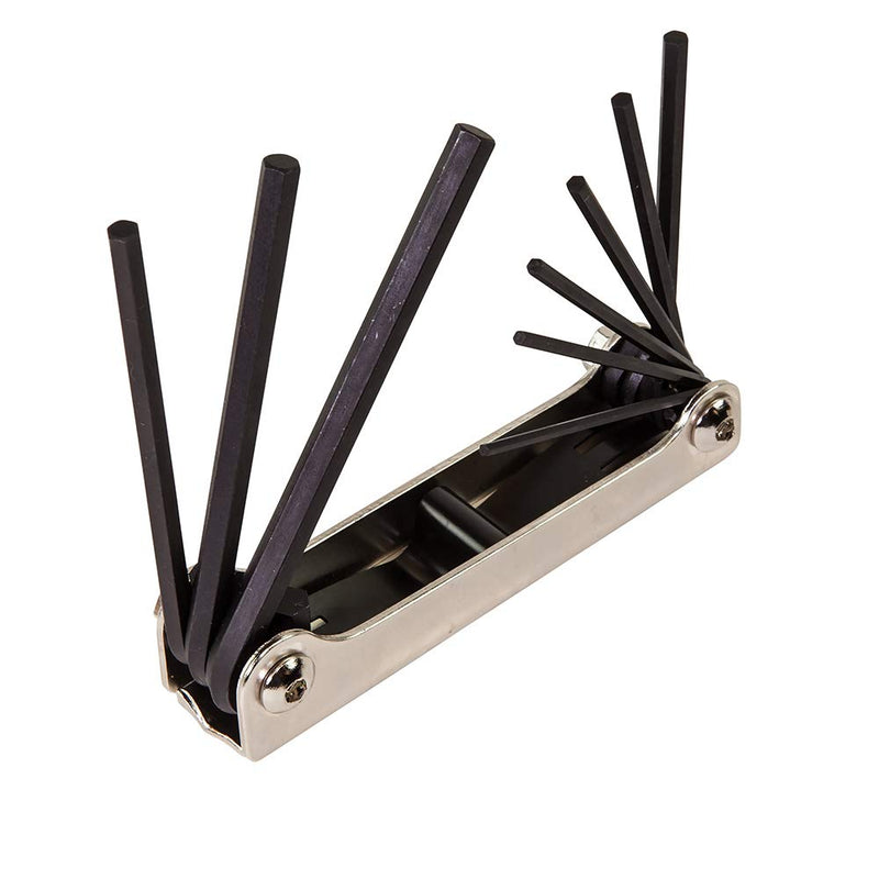 Klein Tools 70591 Nine-Key Folding Hex Key Set, Inch Sizes 9-Key SAE - NewNest Australia