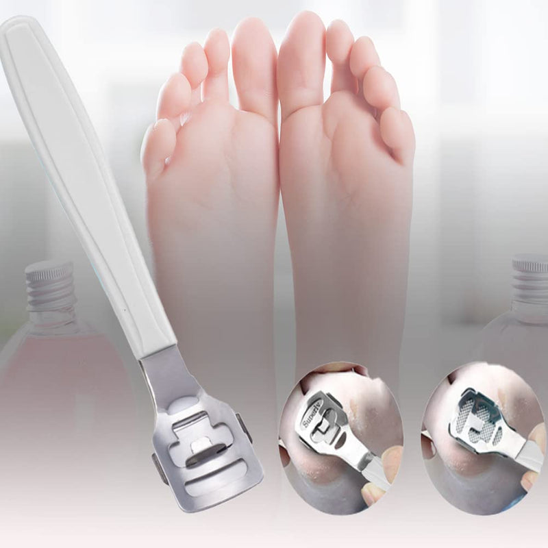 Callus planer set, foot care set, callus remover with 10 replacement blades and 1 callus rasp head - NewNest Australia