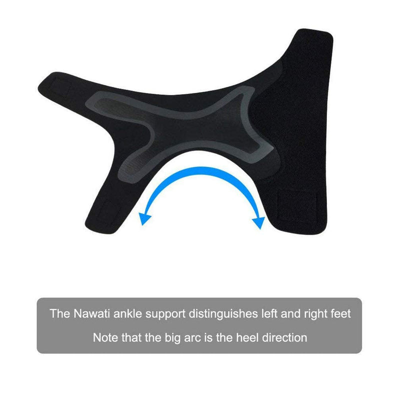 Ankle Brace Support Sleeve, Adjustable Breathable Elastic Anti-Sprain Ankle Brace Sleeve, for Basketball Sports Joint Pain Injury Recovery, Arch Support, Foot Ankle Swelling, Heel Spurs, 1 Pair (XL) XL - NewNest Australia