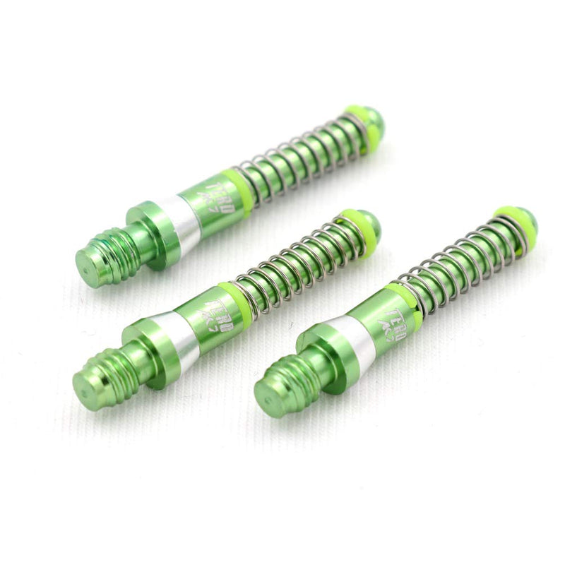 CUESOUL TERO AK7 Aluminum Dart Shafts 25.2mm Built-in Spring Telescopic for Steel Tip Darts and Soft Tip Darts Green - NewNest Australia