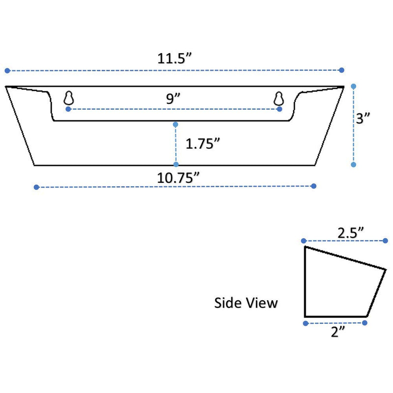 NewNest Australia - Hamilton Bowes Sink Front Tip-Out Tray (11-3/4"" Tray Only, White) 