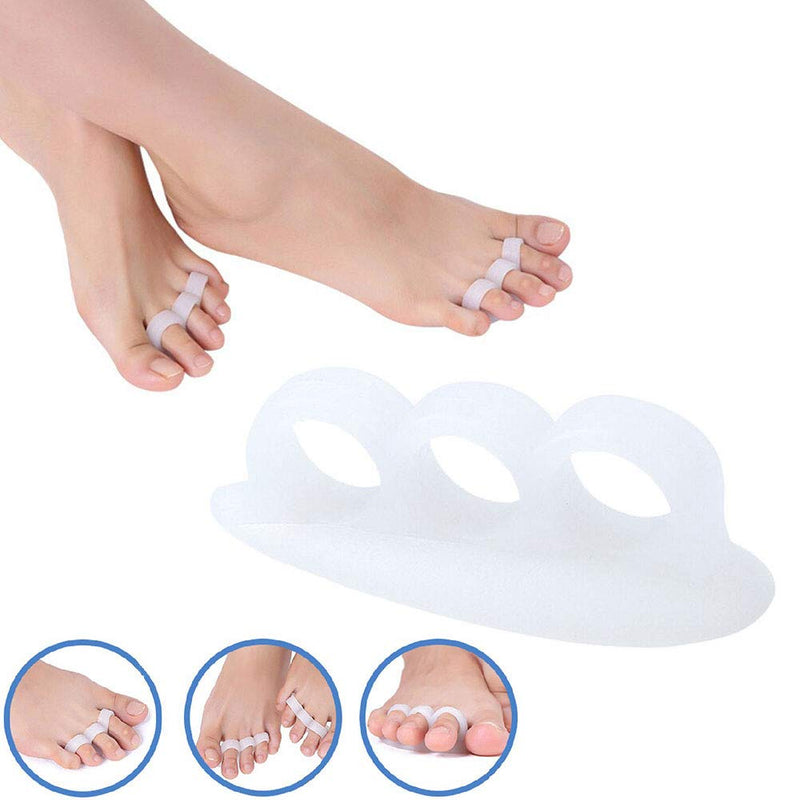 Pedimend 3-Loop Hammer Toe Crests Pads (2PAIR) - Gel Toe Straightener for Overlaping Toes, Hammer Toes, Curled Toes and Bent Toes - Fix, Separate and Support Mallet Toes - Unisex - Foot Care - NewNest Australia