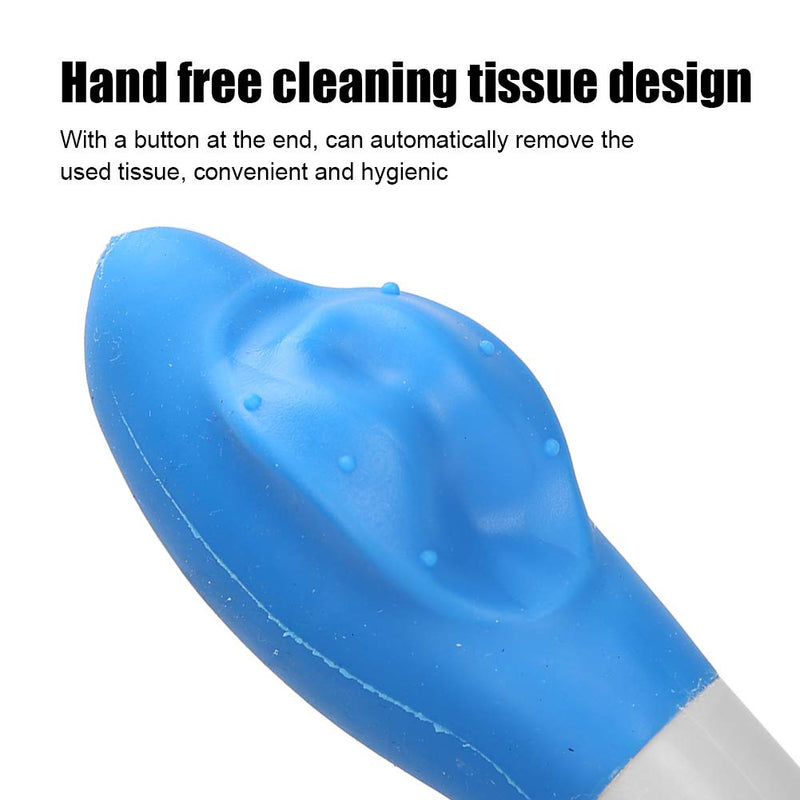 Foldable Toilet Aids Wiper, Long Handle Easywipe Bottom Wiper for Elderly, Soft Touch Comfort Self Wipe Assist Holder, Folding Personal Hygiene Aid to Assist Wiping - NewNest Australia