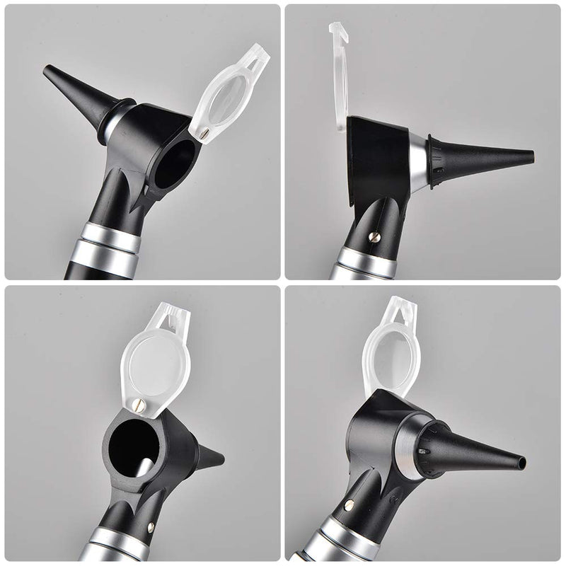 Jiusion 3X Otoscope with LED, Portable Hand Held Ear Magnifier with 8 Caps and 1 Storage Case for Doctor Nurse Adult Kid Dog Cat Pet - NewNest Australia