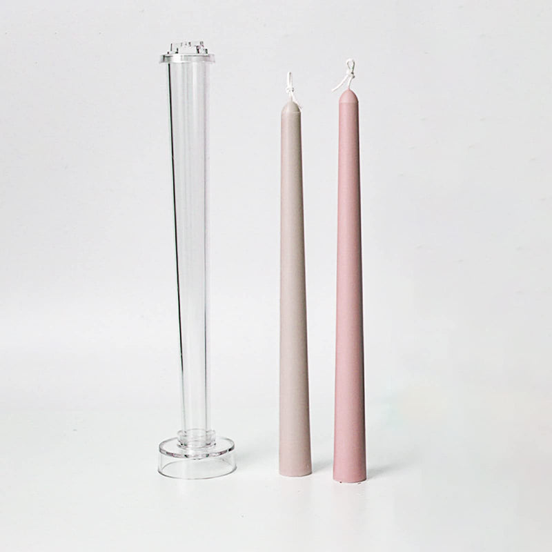 2Pack Candle Taper Mold 10.2 Inch Large Candle Mold Tapered Molds Candle Making Supplies Wedding Candle Mold Classic Dinner Candle Mold - NewNest Australia