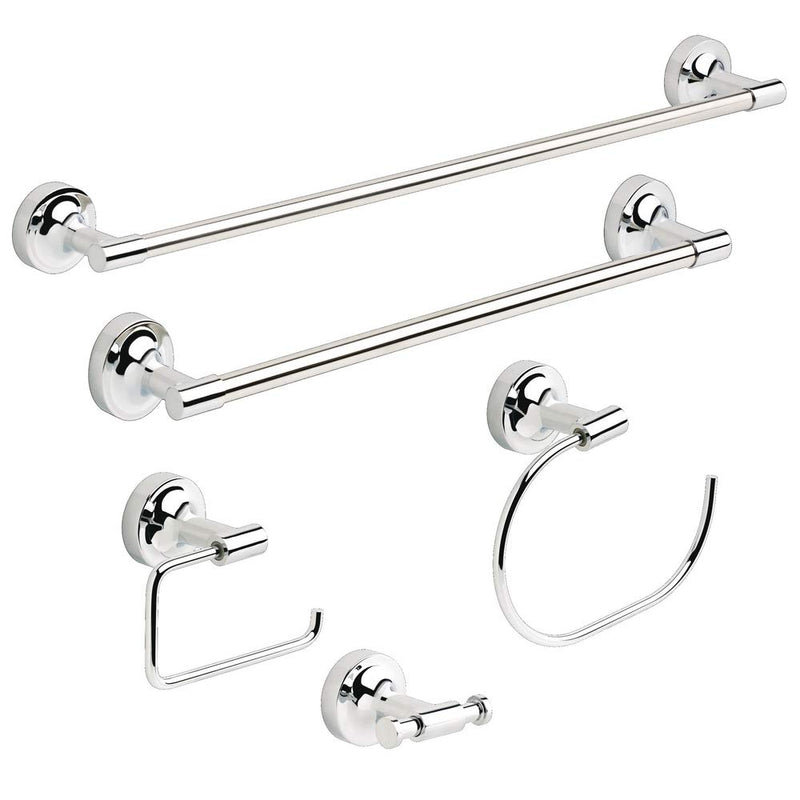 Franklin Brass Voisin Single Arm Toilet Paper Holder, Polished Chrome, Bathroom Accessories, VOI51-PC - NewNest Australia