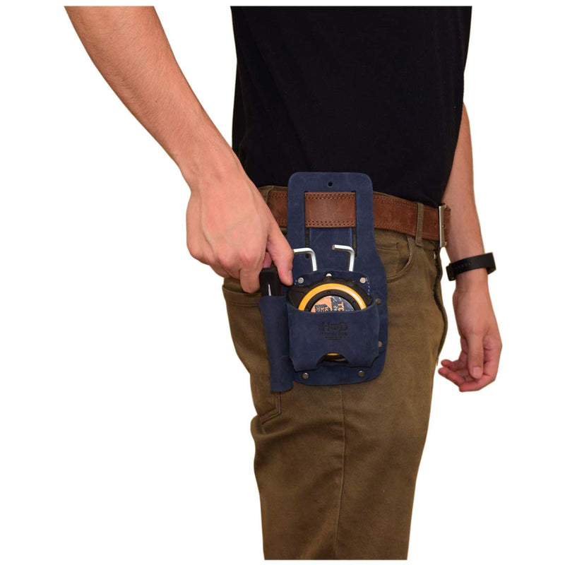 Hide & Drink, Leather Tape & Knife Holder/Marking and Measuring Pouch