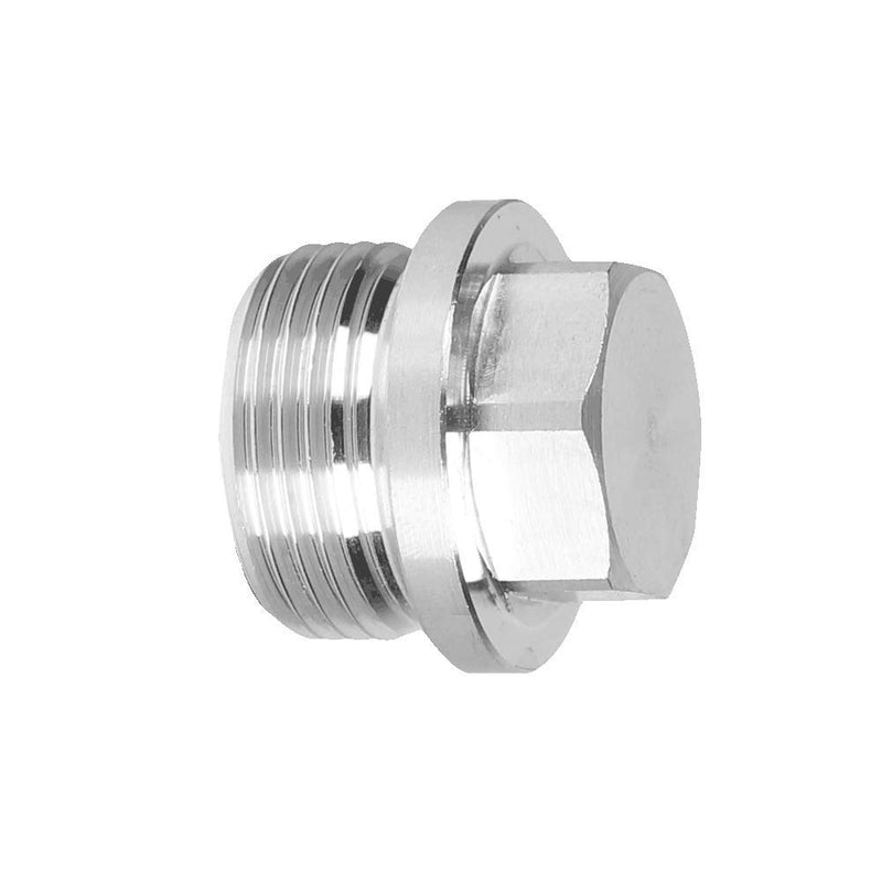 Joywayus M22x1.5 Thread Stainless Steel Rods By CNC Hex Head Corrosion Resistant Plugs Pipe Fitting - NewNest Australia