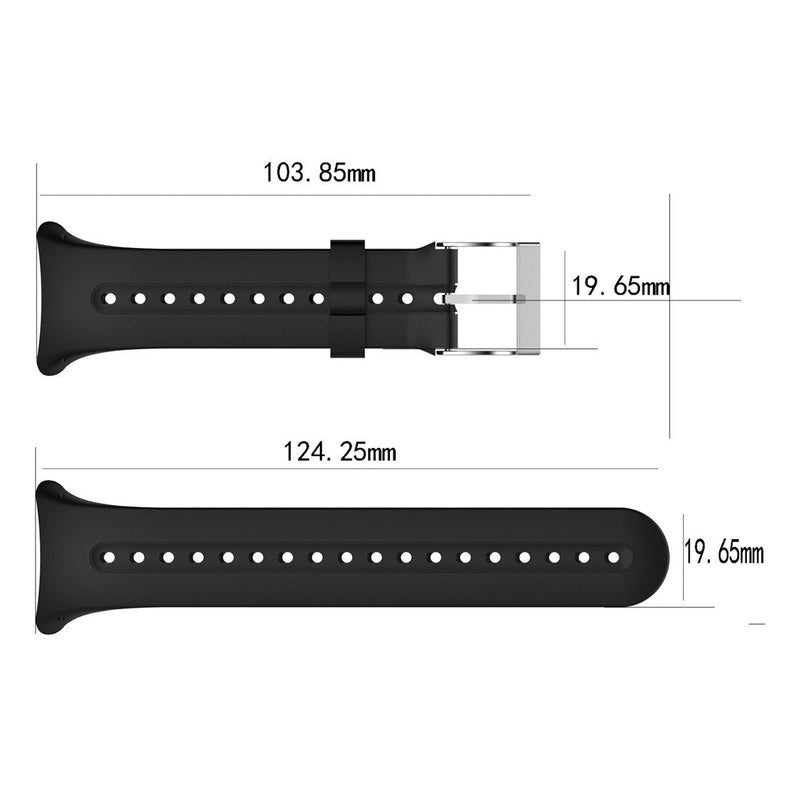 MOTONG Silicone Replacement Strap for Garmin Swim Watch (Silicone Black) Silicone Black - NewNest Australia