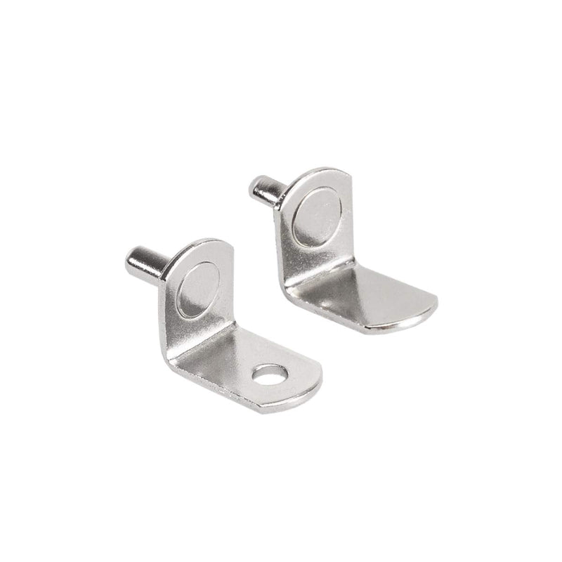 POWERTEC QP1304 1/4-Inch Shelf Pins, L-Shaped Bracket Style, 1/4", Nickel 1/4 Inch 50PK - NewNest Australia