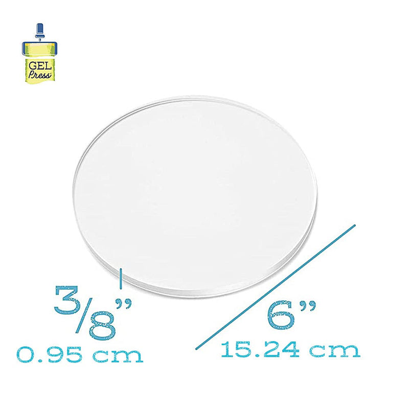 Gel Press Gel Printing Plate 6" Circle 10806-6 6" Round - NewNest Australia