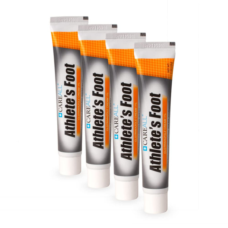 (4 Pack) CareALL® 1.0 oz. Clotrimazole Antifungal Cream 1%, Cures Most Athlete’s Foot, Jock Itch and Ringworm - NewNest Australia