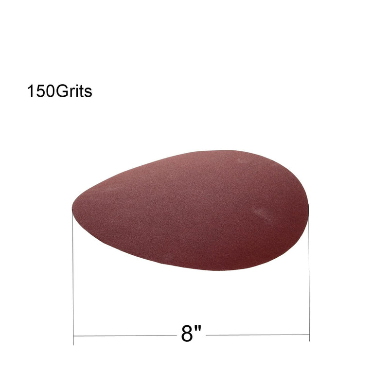 Auniwaig 8-Inch PSA Sanding Disc 150 Grit Aluminum Oxide Self Stick Adhesive Round Shape Sanding Paper NO-Hole for Self Stick Aluminum Oxide Round Sandpaper with Sticky Back 10PCS - NewNest Australia