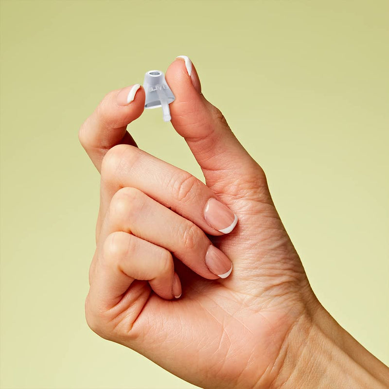 Flare Calmer Pro Mini - Small Ear Plugs Alternative - Reduce Annoying Noise Without Blocking Sound - Premium Version - Soft Reusable Silicone With Aluminum Core - Ice - NewNest Australia