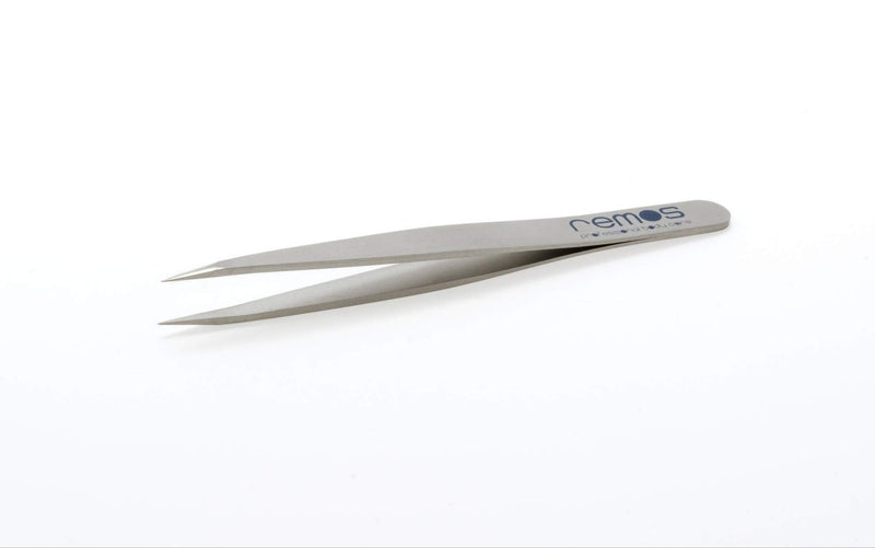 REMOS splinter tweezers - stainless steel [INOX] 9.5 cm - fine satin tip - NewNest Australia
