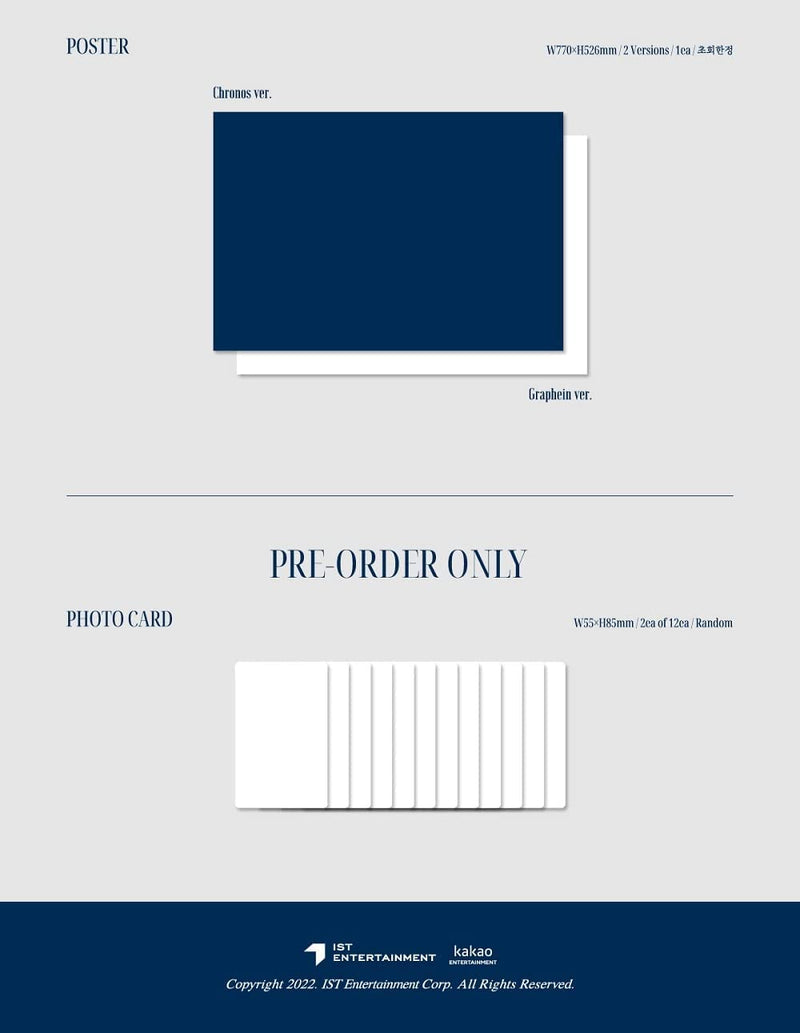VICTON - Chronograph [Chronos ver.] (3rd Album) Album+Pre Order Limited Benefits+CultureKorean Gift(Decorative Stickers,Photocards) - NewNest Australia