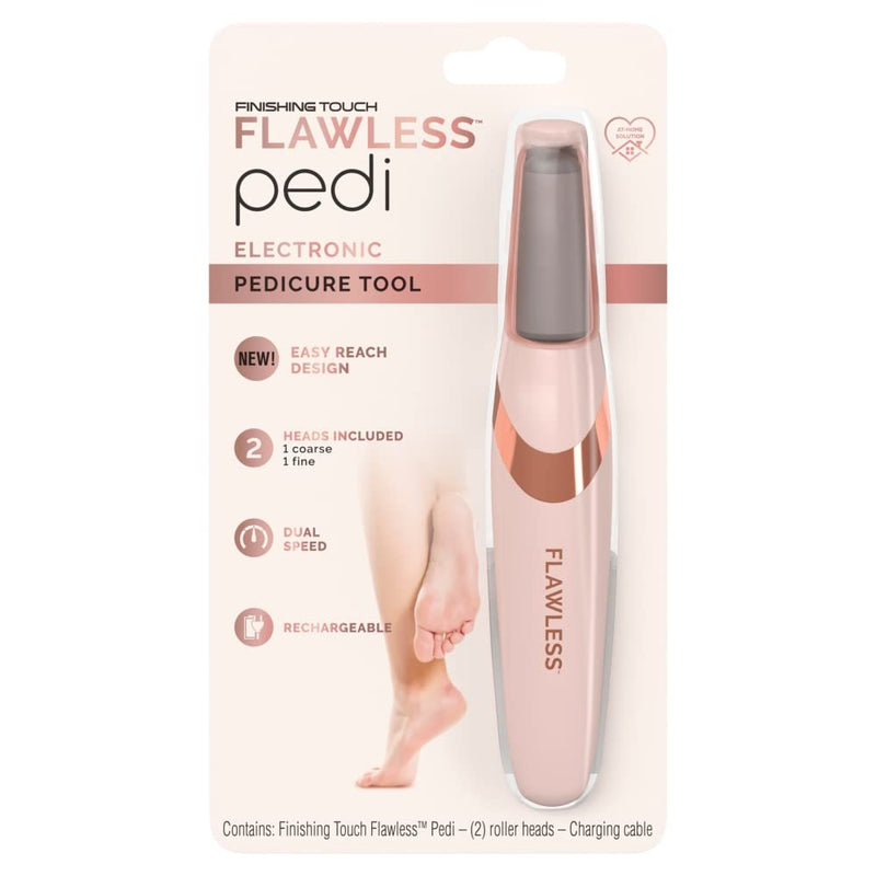 Finishing Touch Flawless Pedi - Rechargeable Electric Callus Remover Tool for an at-Home Spa Pedicure Experience - Removes Dry Skin for Smoother Feet Pedicure Tool 1 - NewNest Australia
