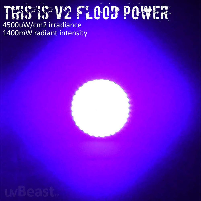 uvBeast V2 - Black Light UV Flashlight with HIGH DEFINITION with Flood Effect 385-395nm UV Best for Commercial/Domestic Use Works Even in Ambient Light – USA Stock – UK Design - NewNest Australia