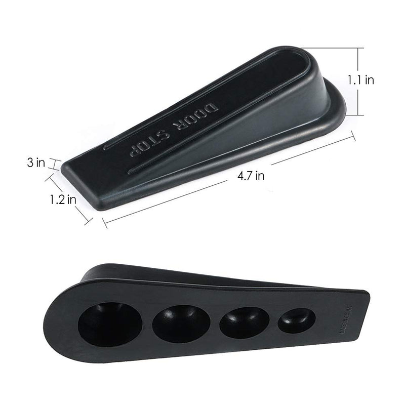 Rubber Doorstopper Wedge Suitable for All Floors Non-Scratching and Anti-Slip Design (5 Packs) - NewNest Australia