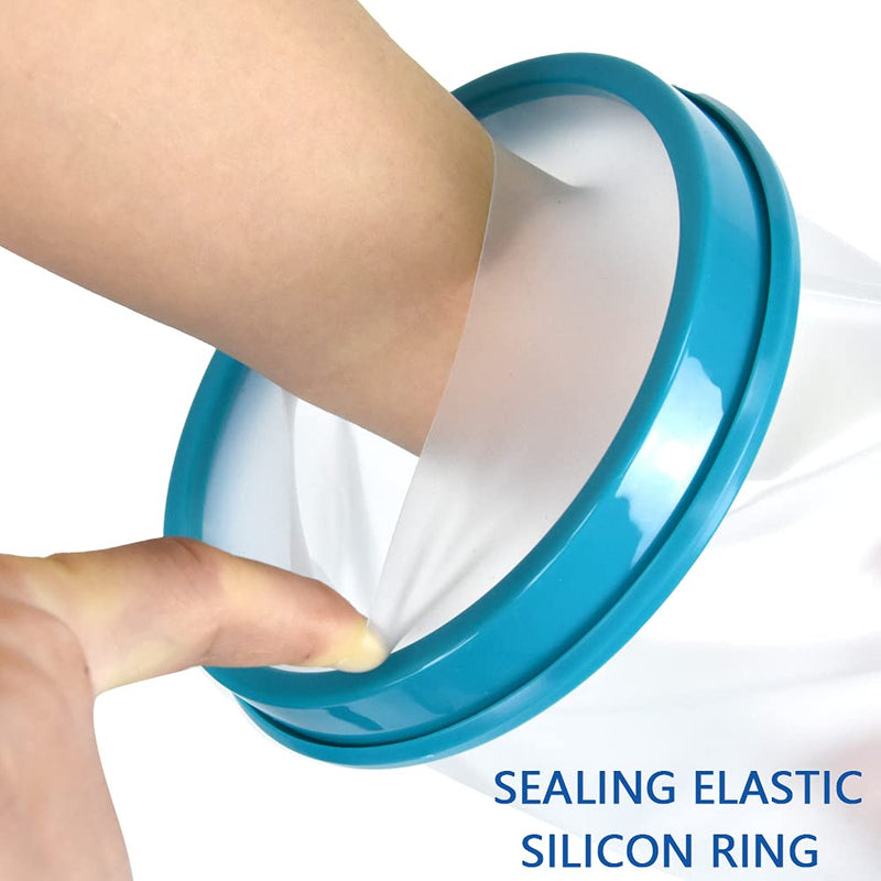 DESTRIC Adult Waterproof Cast Cover Protector Hand for Shower, Plaster Bandage and Dressing Protector Watertight for Broken Hand, Wrist, Finger Wound, Keeps Hand Dry 13 inch - NewNest Australia