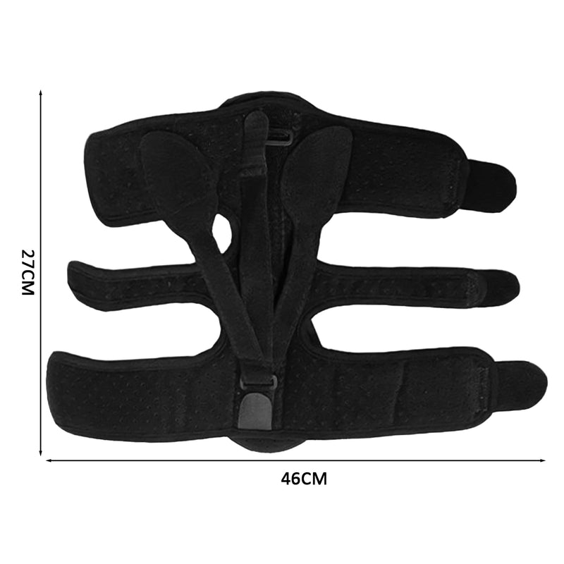 MEMOFYND Night Splint for Plantar Fasciitis, Adjustable Plantar Fasciitis Splint, Suitable for Foot Hanging Correction Braces, Support Bands, Heel Tendonitis, Ankle and Foot Pain (Black) - NewNest Australia