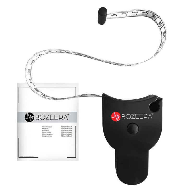 [Body Fat Caliper and Body Measuring Tape] / Skinfold Caliper and Body Tape Measure - Includes Free Software, Video Interpretation, and English Manual - BOZEERA© - The Complete Set. - NewNest Australia