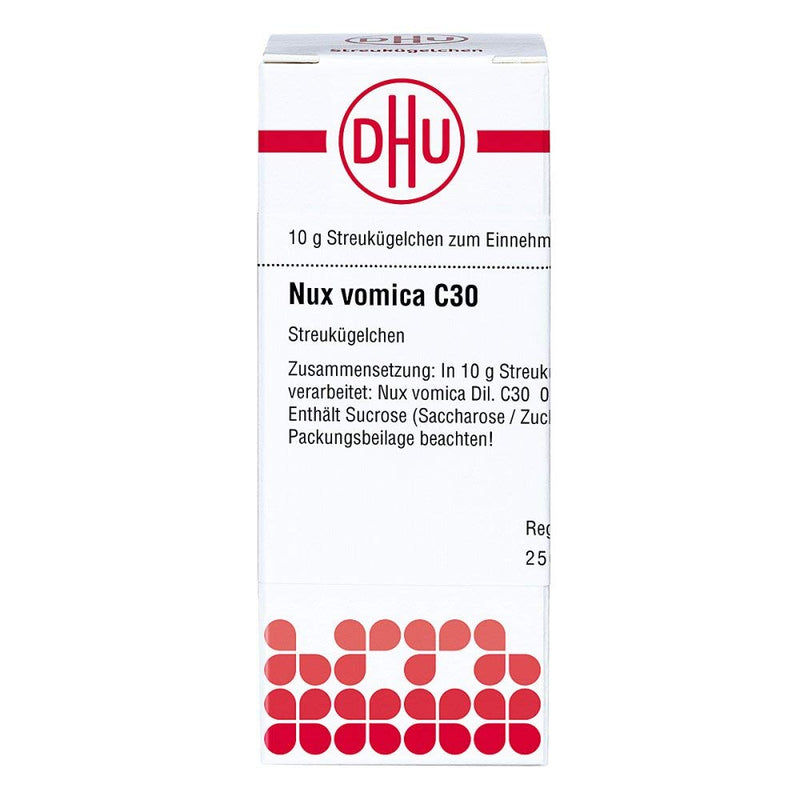 DHU Nux vomica C30 sprinkle beads, 10 g globules - NewNest Australia