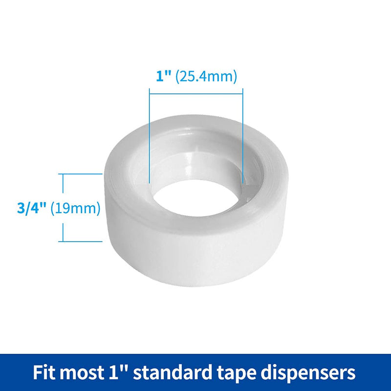 Transparent Tape Invisible Tape Clear Tape for Office Home School Use, 3/4 x 1000 Inches, Pack of 6, Boxed, Tape Refill for Dispenser, Frosted and Invisible on Paper, Great for Correction and labeling 6 Rolls - NewNest Australia
