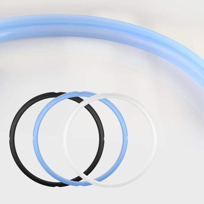 3PCS Silicone Sealing Ring for Instant Pot 6 qt, Insta Pot Seals Replacement Gasket 6 Quart Instapot Sealing Ring for 6/5Qt, Food-Grade Silicone for IP-DUO60, IP-LUX60, IP-DUO50, Smart-60, IP-CSG60 - NewNest Australia