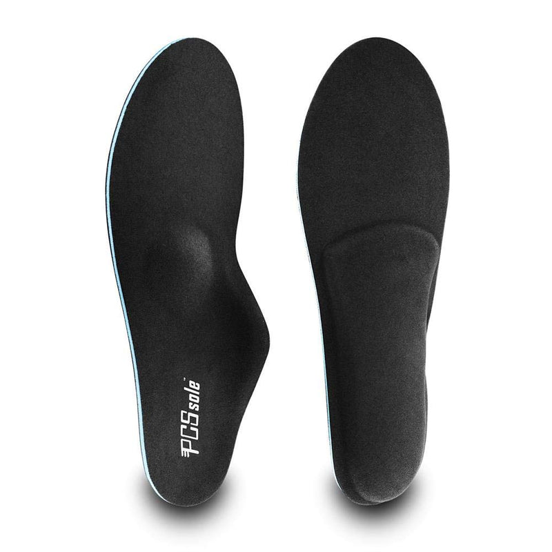PCSsole High Arch Supports Orthotic Insoles,Shoe Inserts for Flat Feet,Plantar Fasciitis,Feet Pain,Pronation,Heel Pain for Men and Women Men6/Women(5.5-6)25cm Black - NewNest Australia