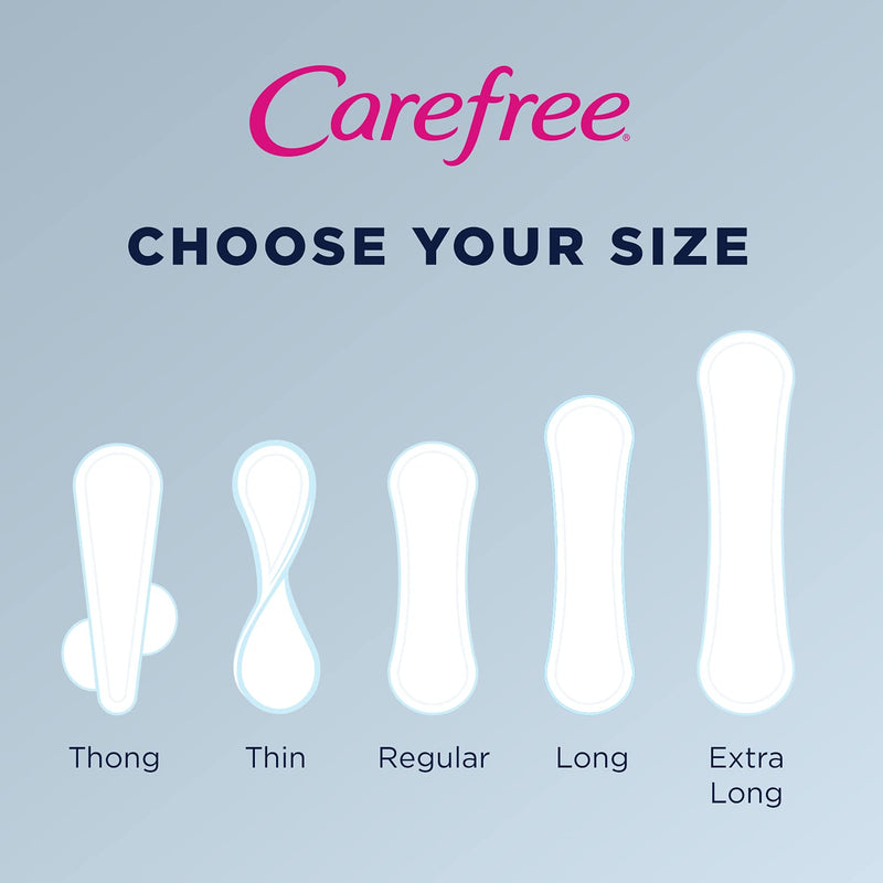 Care Free Acti-Fresh Body Shaped Regular Pantiliners, Fresh Scented, 54 Count (Pack of 1) , Package may vary - NewNest Australia