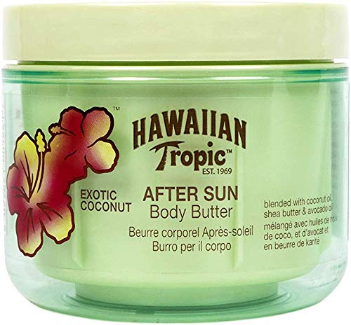 Hawaiian Tropic - AfterSun Body Butter Exotic Coconut - After Sun Body Cream with fresh Coconut aroma, 200 ml format - Pack 2 Units Coco - NewNest Australia
