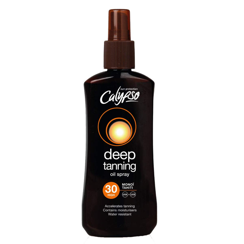 Calypso Deep Tanning Monoi Tahiti Oil Spray with SPF30, 200 ml, CALT30MON - NewNest Australia